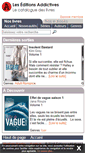 Mobile Screenshot of editions-addictives.com
