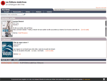 Tablet Screenshot of editions-addictives.com